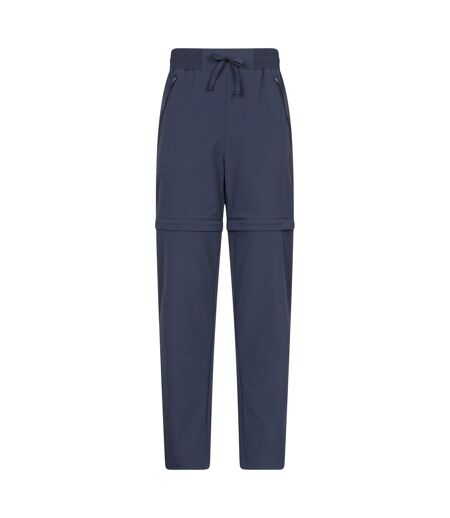 Womens/ladies explorer zip-off trousers navy Mountain Warehouse