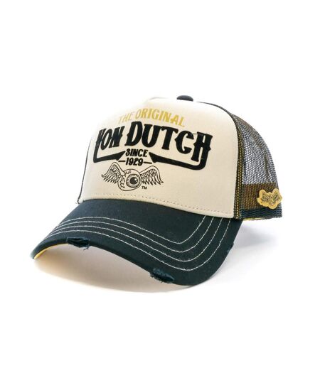 Casquette Noir/Écru Homme Von Dutch Casquette Patches - Taille unique