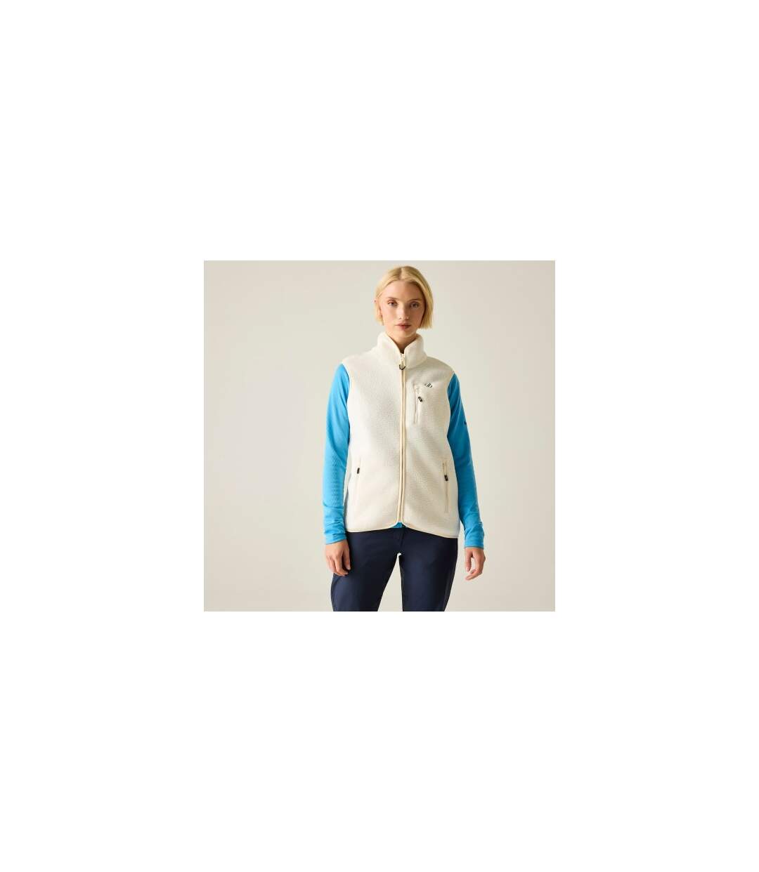 Womens/ladies Excursion Fleece Body Warmer Egret Dare 2B-1