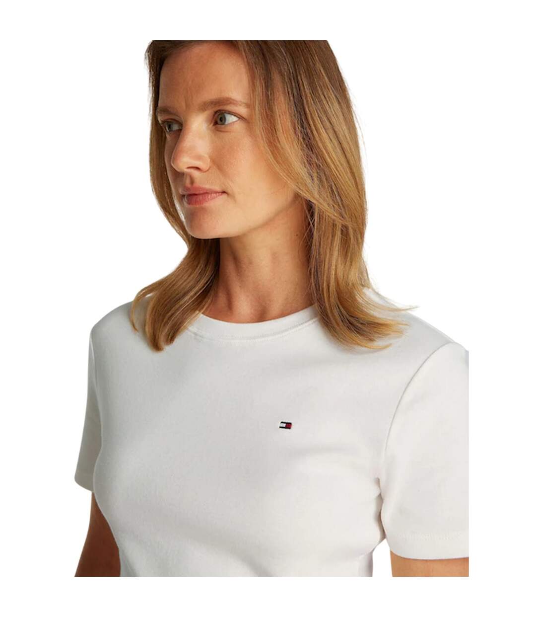 T-shirt Manches Courtes Homme Blanc Tommy Hilfiger-3