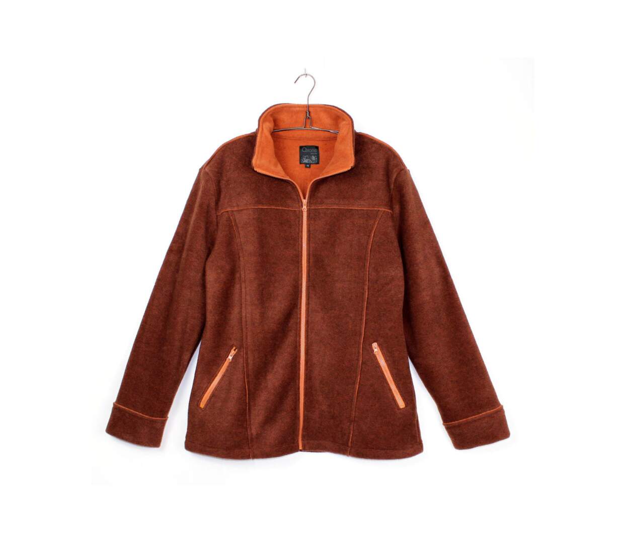 Veste Polaire Grandes Tailles AXRIGA2M Marron/Orange (Axone)-5
