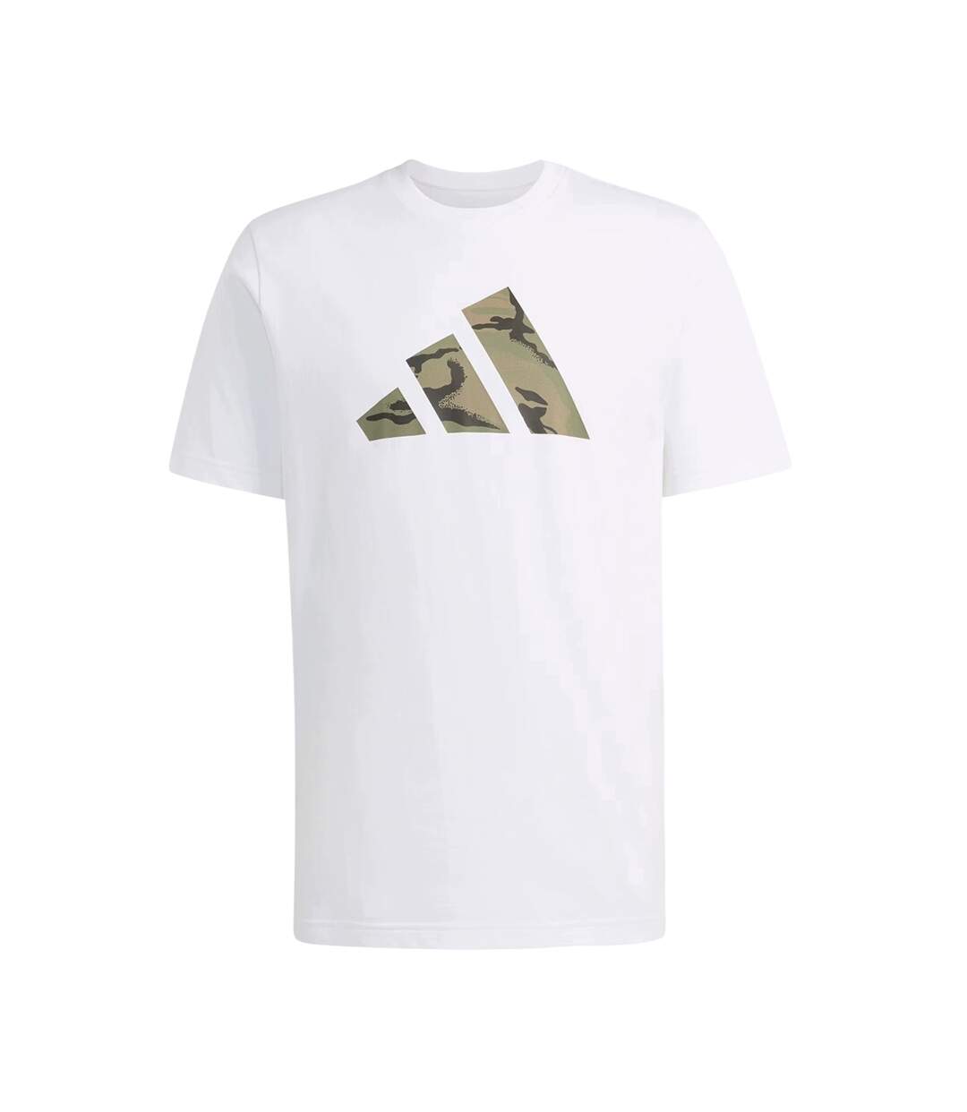 T-shirt Motif/style Logo Camouflage Homme Blanc Adidas-2
