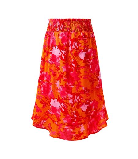 Jupe Motif/style Floral Femme Rose Orange AX Paris
