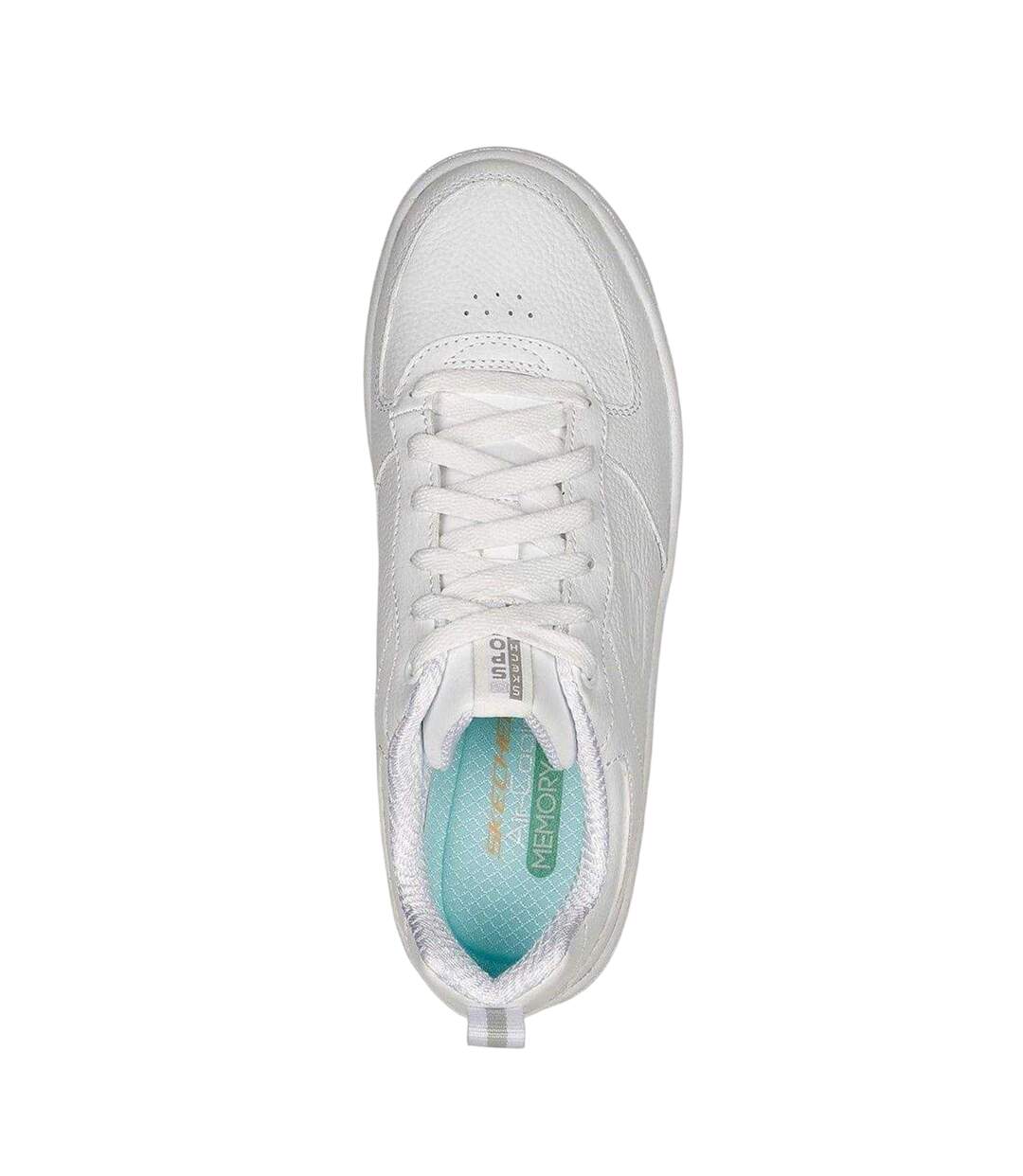Baskets Sport Court Illustrious Femme Blanc Skechers-3