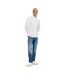 Mens Regular Long-sleeved Shirt Bright White Only-1