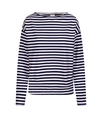 Haut Style À Rayures Thelma Femme Bleu Marine Trespass