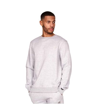 Sweat felaweres homme gris chiné Duck and Cover