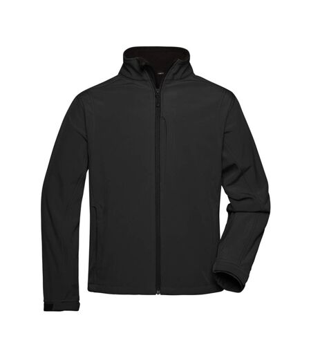 Veste Softshell Homme Noir James And Nicholson