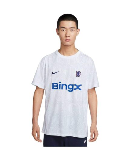 Maillot De Foot Motif/style Chelsea 2025/2026 Homme Blanc Nike