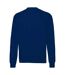 Mens classic 80/20 set-in sweatshirt navy Fruit of the Loom