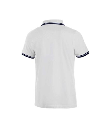 Clique Unisex Adult Amarillo Polo Shirt (White) - UTUB387