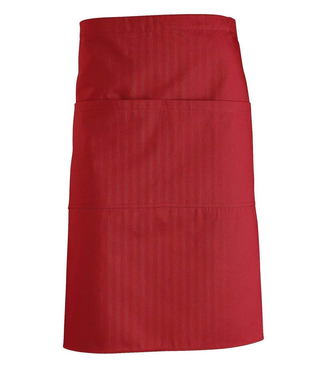 Tablier mi-long avec poches - 88020 - rouge-1