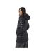 Womens/ladies Everet Embroidered Nylon Badge Padded Jacket Black Brave Soul-2