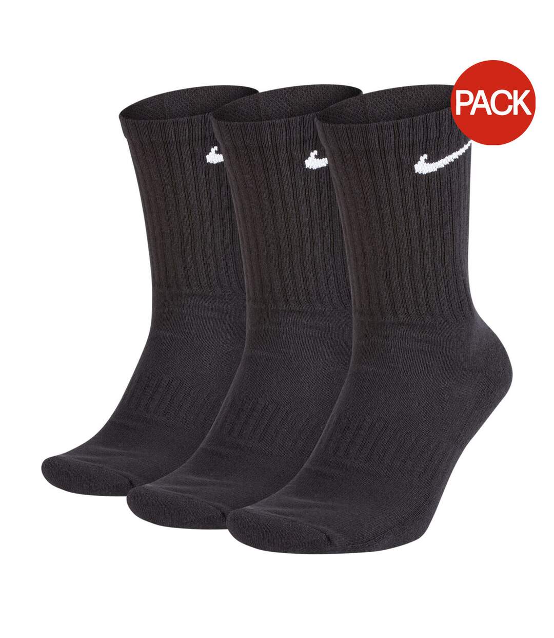 Chaussettes Tous Les Jours Adulte Noir Nike-1