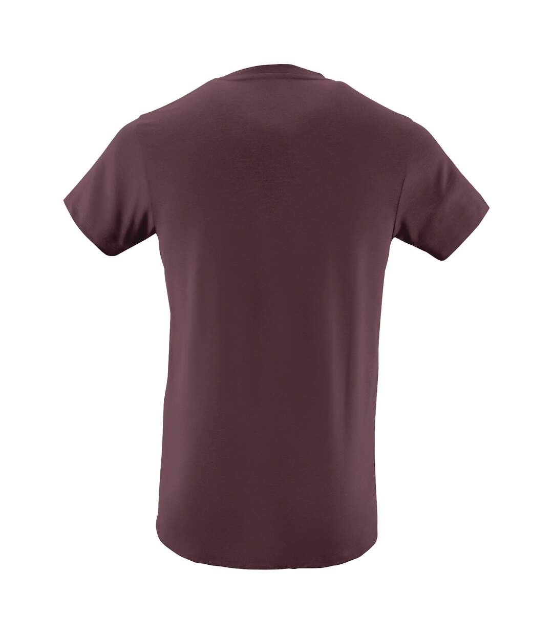 SOLS Mens Regent Slim Fit Short Sleeve T-Shirt (Oxblood)