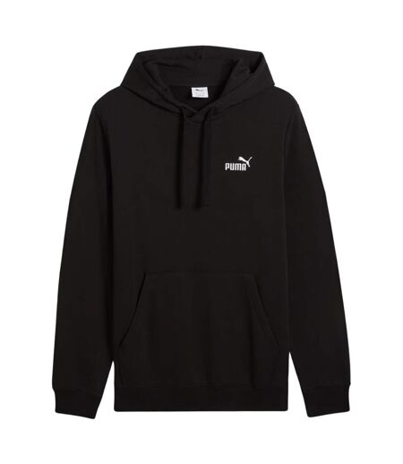 Sweat À Capuche Style Petit Logo Ess No.1 Homme Noir Puma