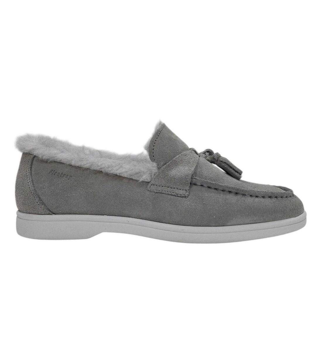 Chaussures Bateau Loro Femme Gris Clair Firetrap-4