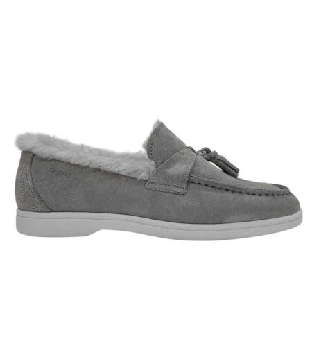 Chaussures Bateau Loro Femme Gris Clair Firetrap