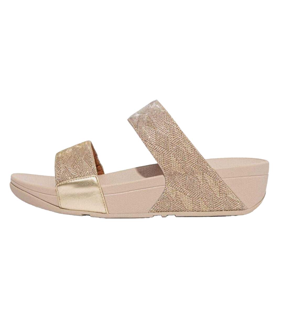 Claquettes Motif/style Extravagant Femme Rose Doré FitFlop-2