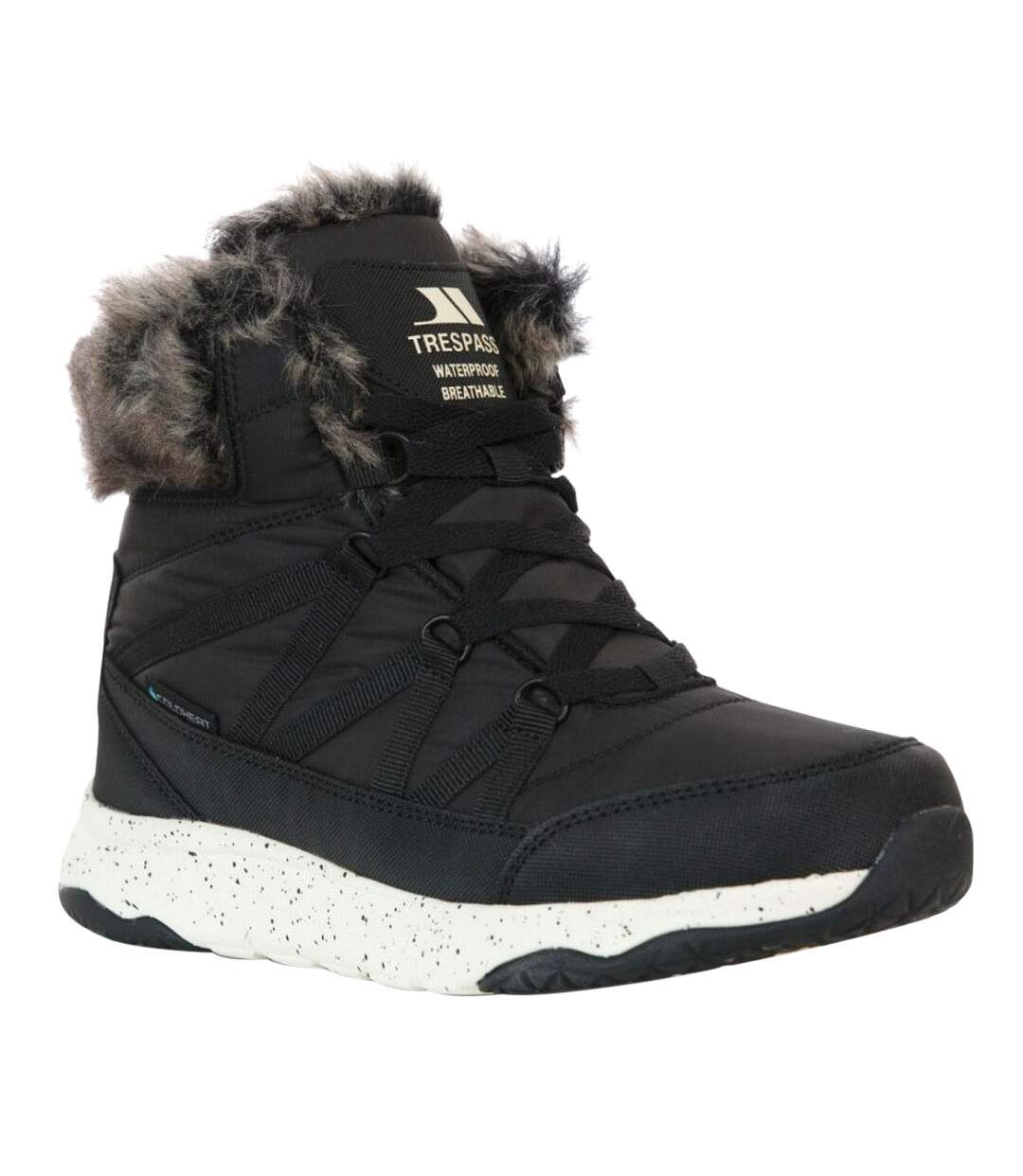Bottines D'hiver Kenna Femme Noir Trespass-1