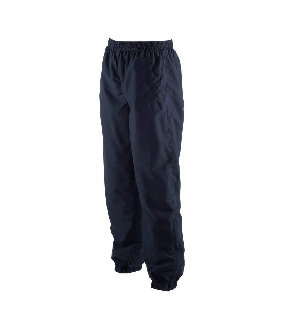 Unisex adult cuffed tracksuit bottoms navy Tombo