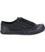 Womens/ladies Jazzin Canvas Fable Trainer Black Rocket Dog-3