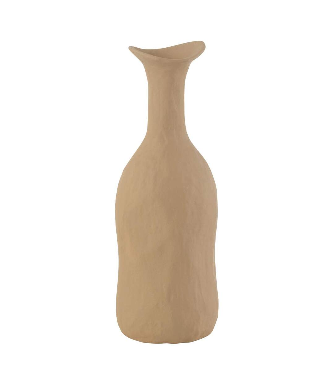 Vase Déco en Métal Agra 31cm Beige-1