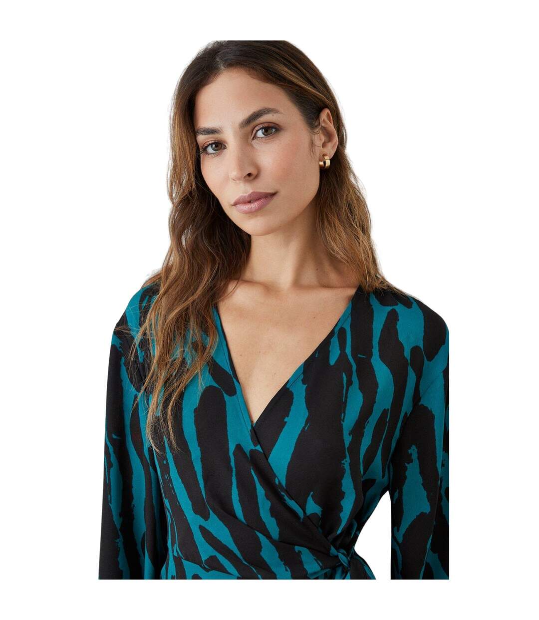 Robe femme bleu sarcelle Principles-4