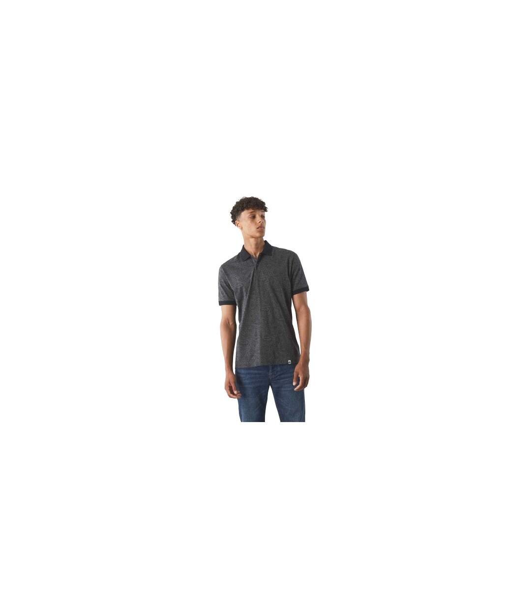 Polo Motif/style Cachemire Homme Noir Pretty Green-1