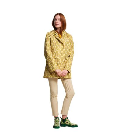 Womens/ladies Orla Kiely Swing Ii Tall Flowers Waterproof Jacket Yellow Regatta