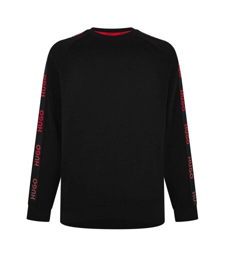 Mens Sporty Logo Lounge Sweatshirt Black Hugo