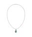 Mens Arthor Stainless Steel Necklace & Pendant One Size Silver Lacoste-1