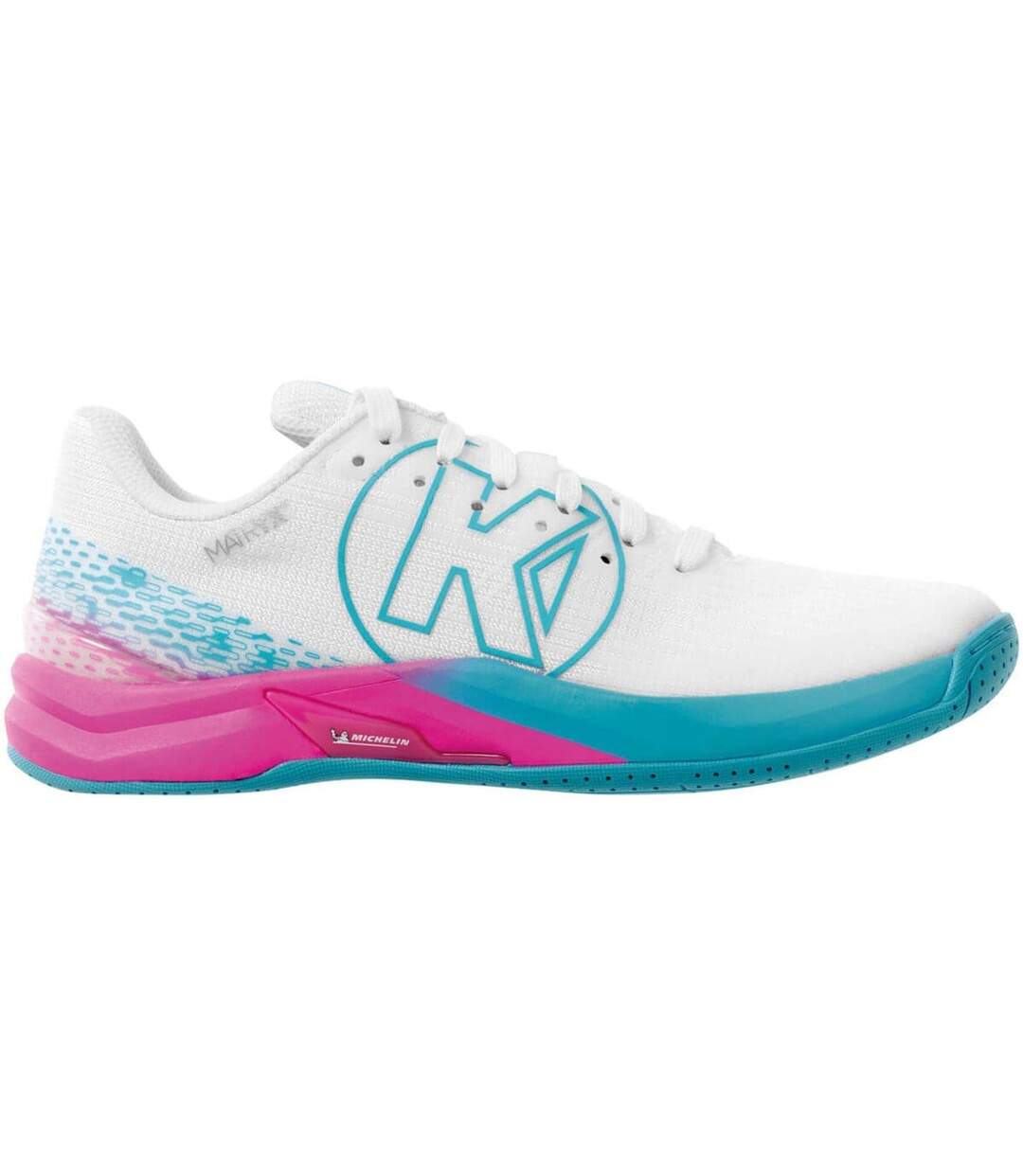 Baskets Attack Pro 2.0 Femme Blanc Turquoise Pâle Kempa-3