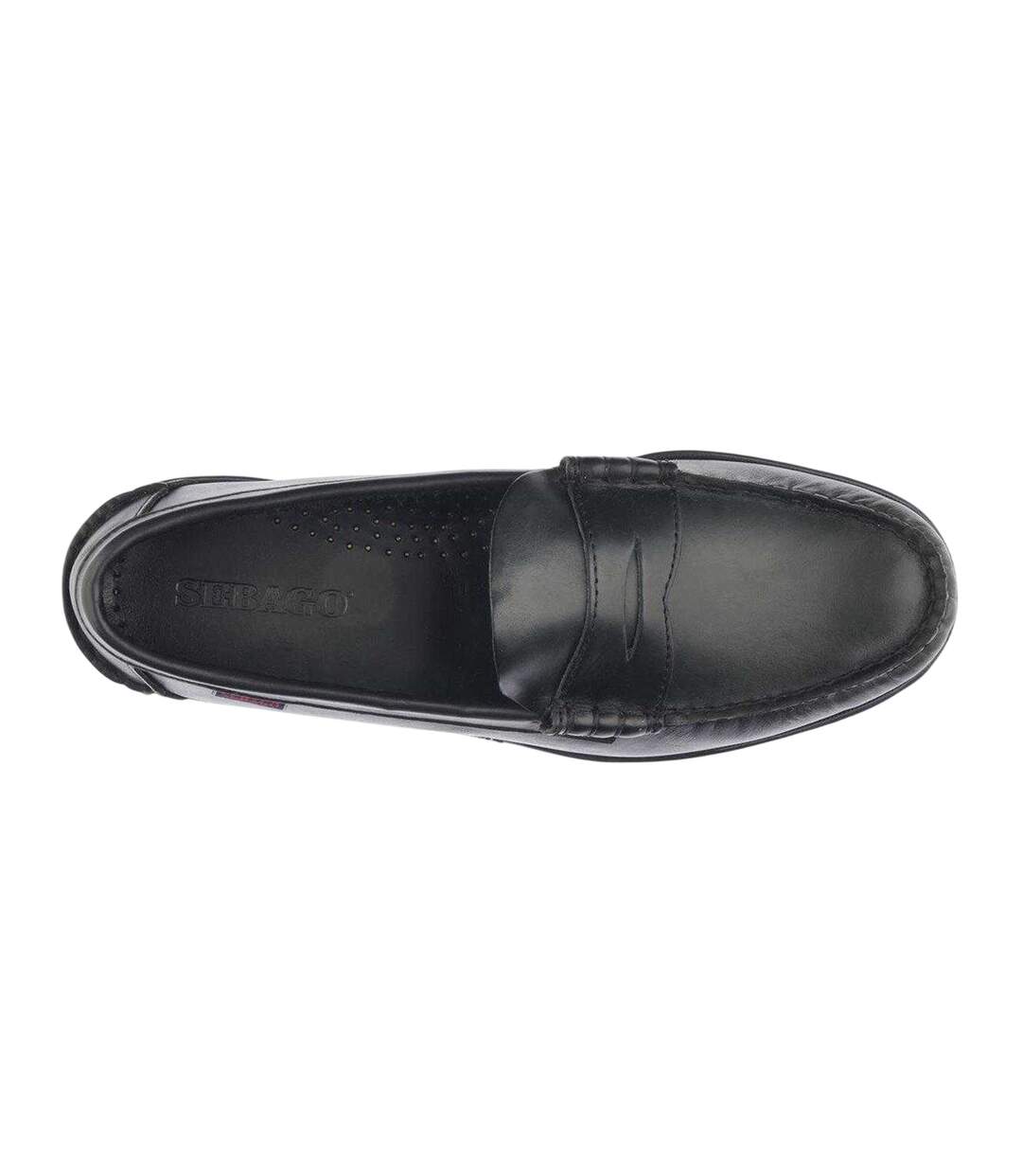 Mocassins Motif/style Dauphin Homme Noir Total Sebago-4