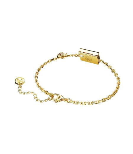 Womens/ladies Crystal Chain Charm Bracelet One Size Crystal Swarovski