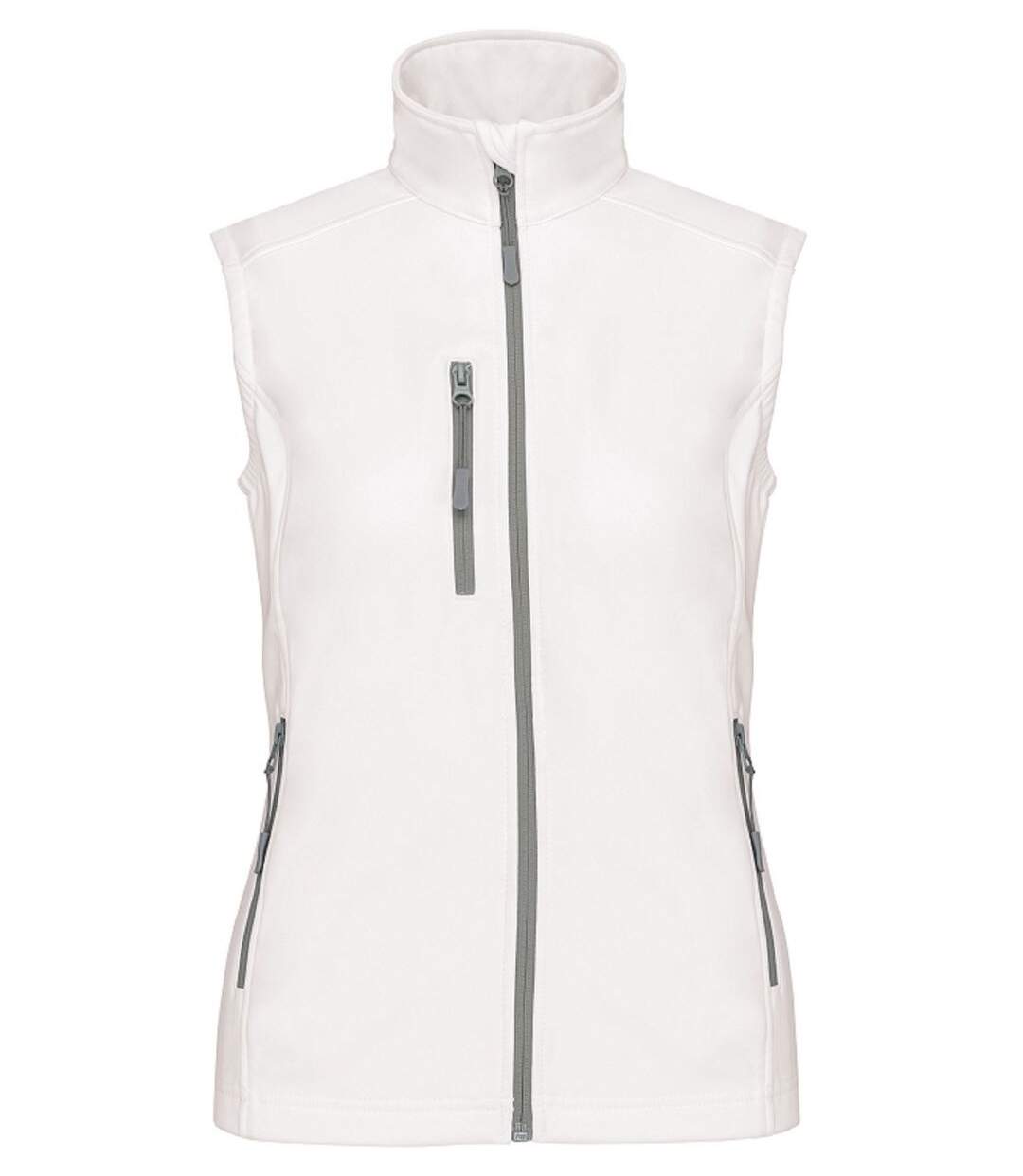 Bodywarmer softshell - gilet sans manches - K404 - blanc - Femme-1