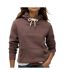 Sweat à capuche marron femme superdry tonal core - l-1