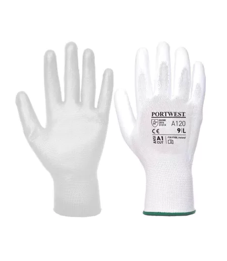 A120 Gants De Travail Adulte Unisexe M Blanc Portwest