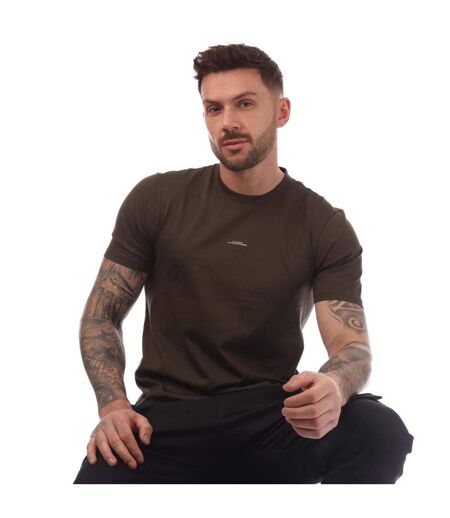 Mens Metropolis Series Logo T-shirt Green C.P. Company