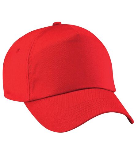 Lot de 2  casquettes de baseball adulte rouge vif Beechfield