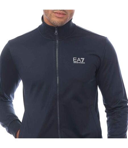 Mens Ea7 Full Zip Tracksuit Navy Emporio Armani