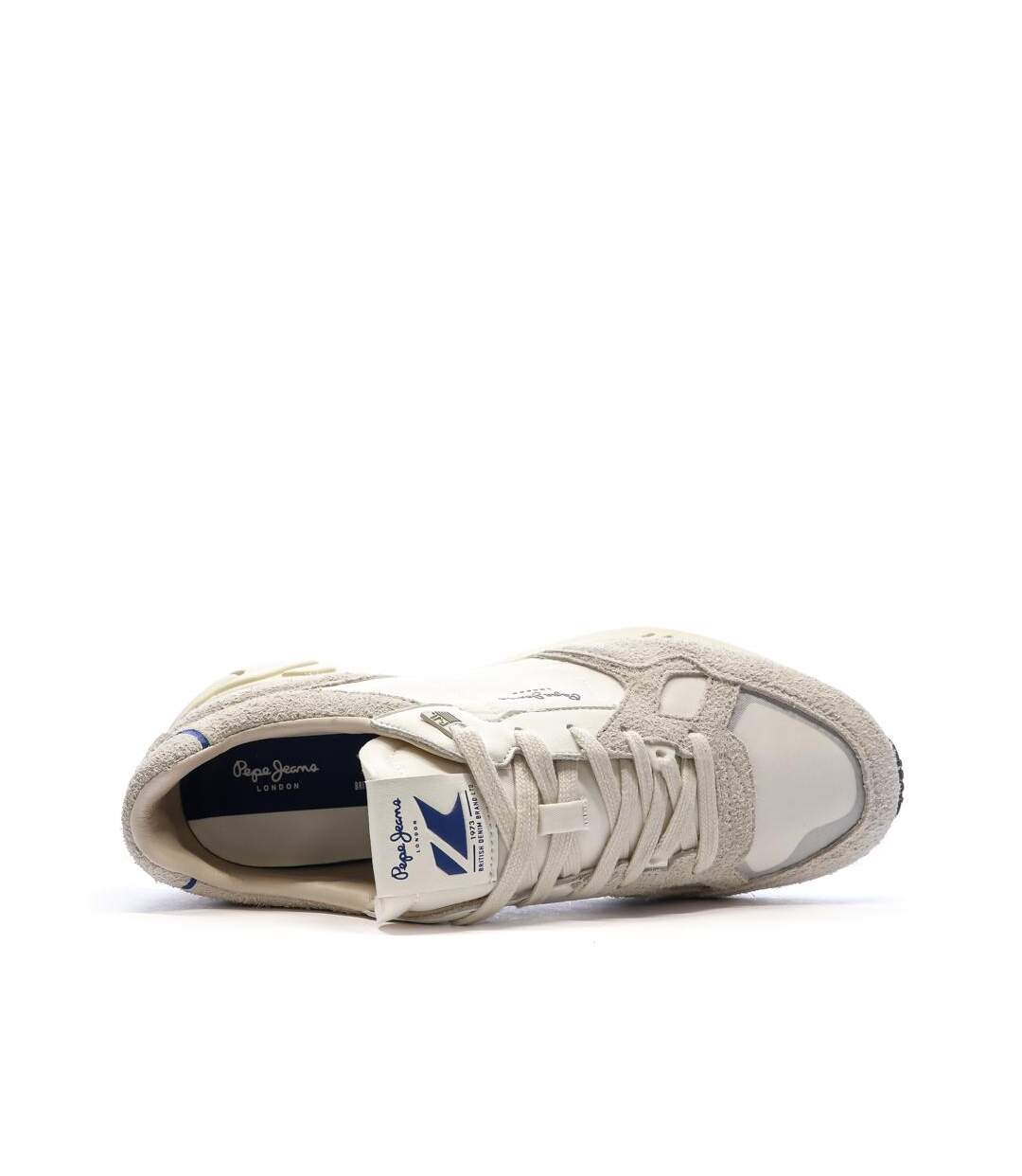 Baskets blanches/grises homme pepe jeans marlon divided-4