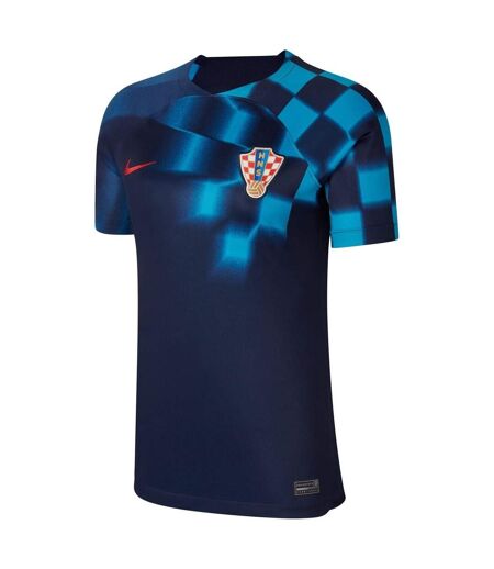 Womens/ladies 2022/23 Croatia Away Shirt Blue Uni Red Nike