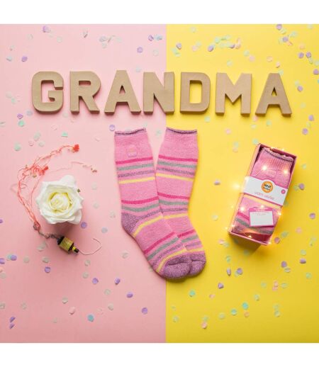 Ladies Warm Fleece Lined Fluffy Thermal Socks for Mum & Grandma