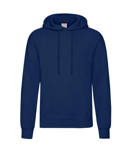Sweat À Capuche Classic Homme Bleu Marine Fruit Of The Loom