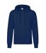 Sweat À Capuche Classic Homme Bleu Marine Fruit Of The Loom-1
