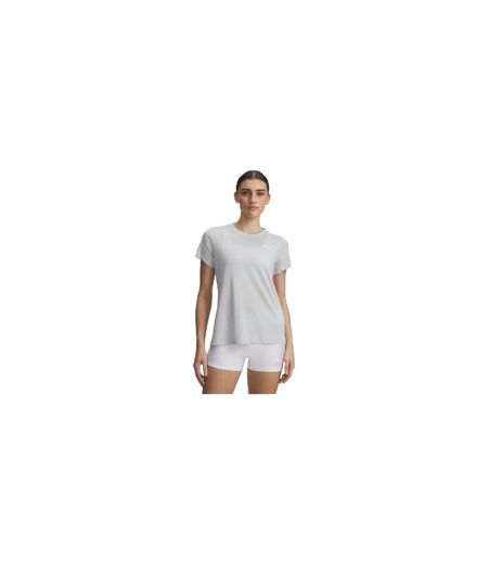 Womens/ladies Twist Short-sleeved T-shirt Halo Grey Under Armour