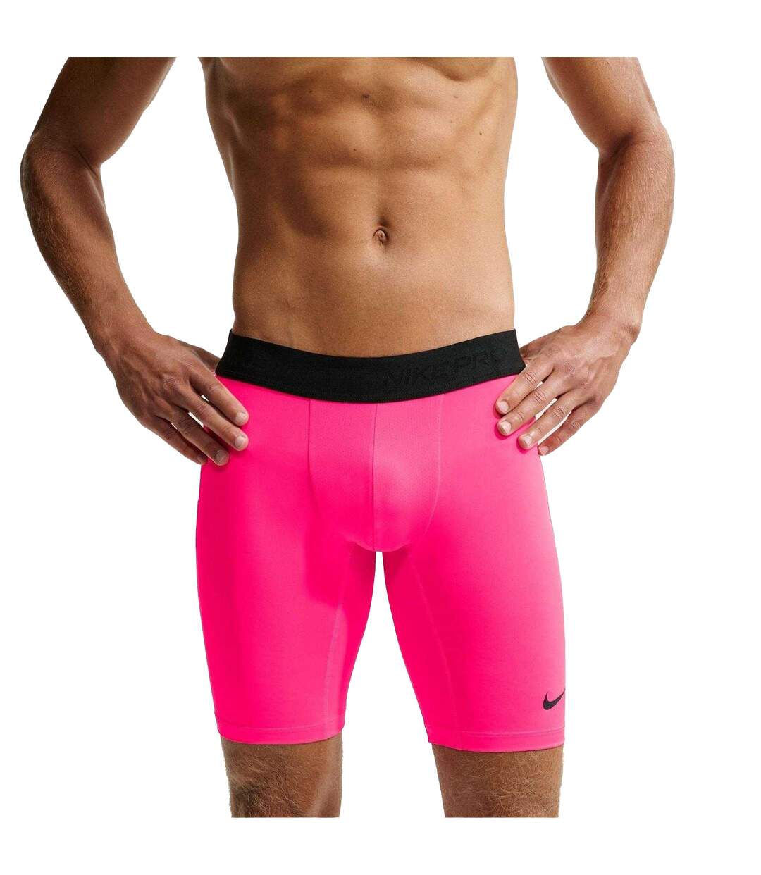 Mens Pro Compression Shorts Hyper Pink Black Nike-2
