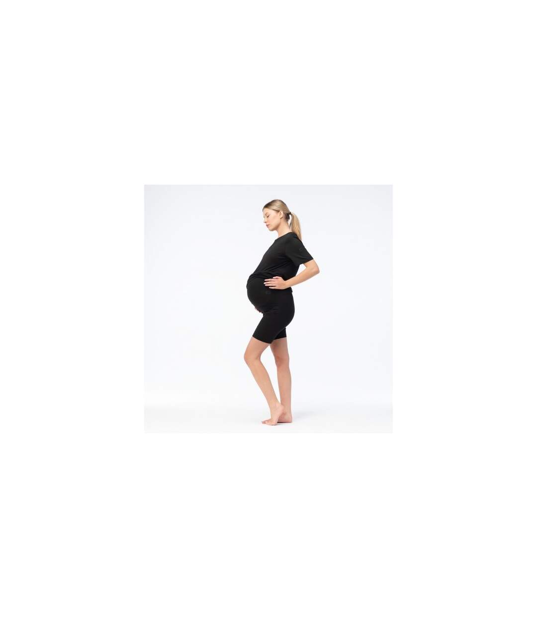 Womens/ladies Acaria Ii Logo Shorts Black IQ-1