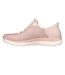 Womens/ladies Summits Dazzling Haze Trainers Rose Skechers-2
